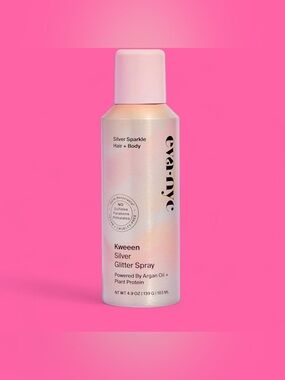 y2k! 2000's! silver hair & body glitter sparkly spray!